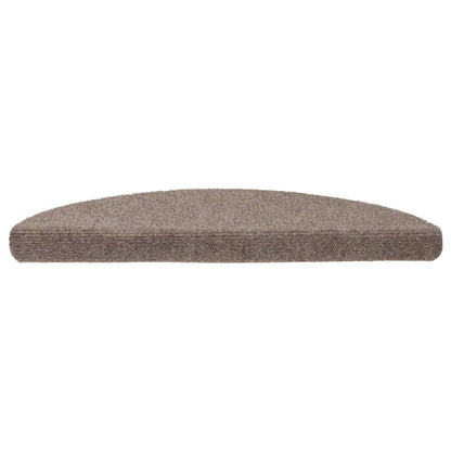 Stufenmatten Selbstklebend 20 Stk. 56x17x3 cm Beige Halbrund