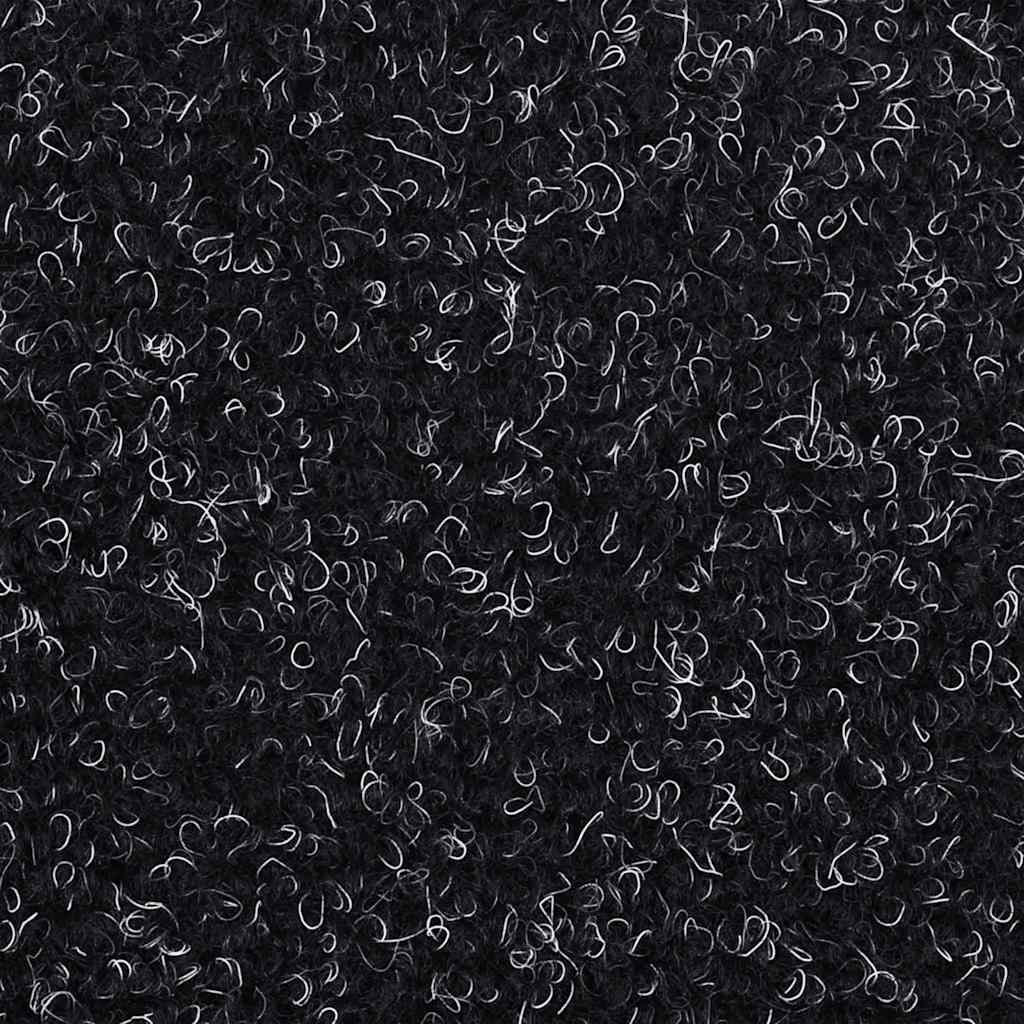 Stufenmatten Selbstklebend 30 Stk. 56x17x3 cm Schwarz Halbrund