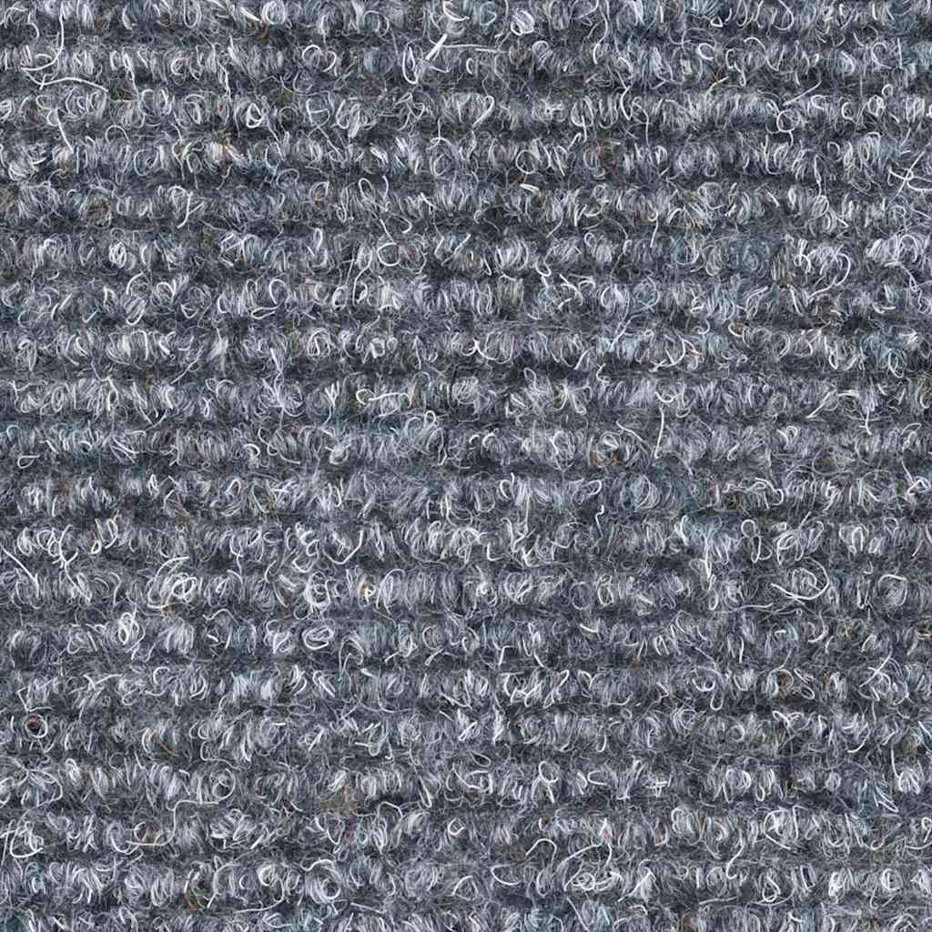 Stufenmatten Selbstklebend 30 Stk. 56x17x3 cm Hellgrau Halbrund