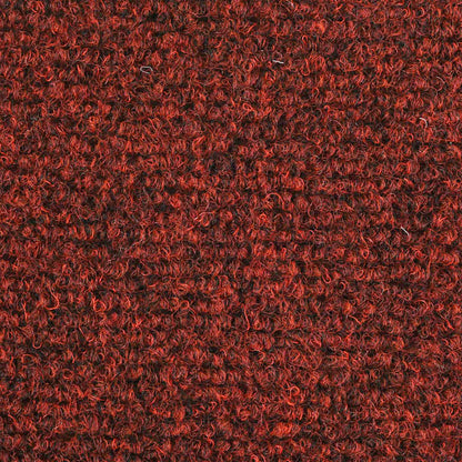 Stufenmatten Selbstklebend 30 Stk. 56x17x3 cm Bordeauxrot Halbrund