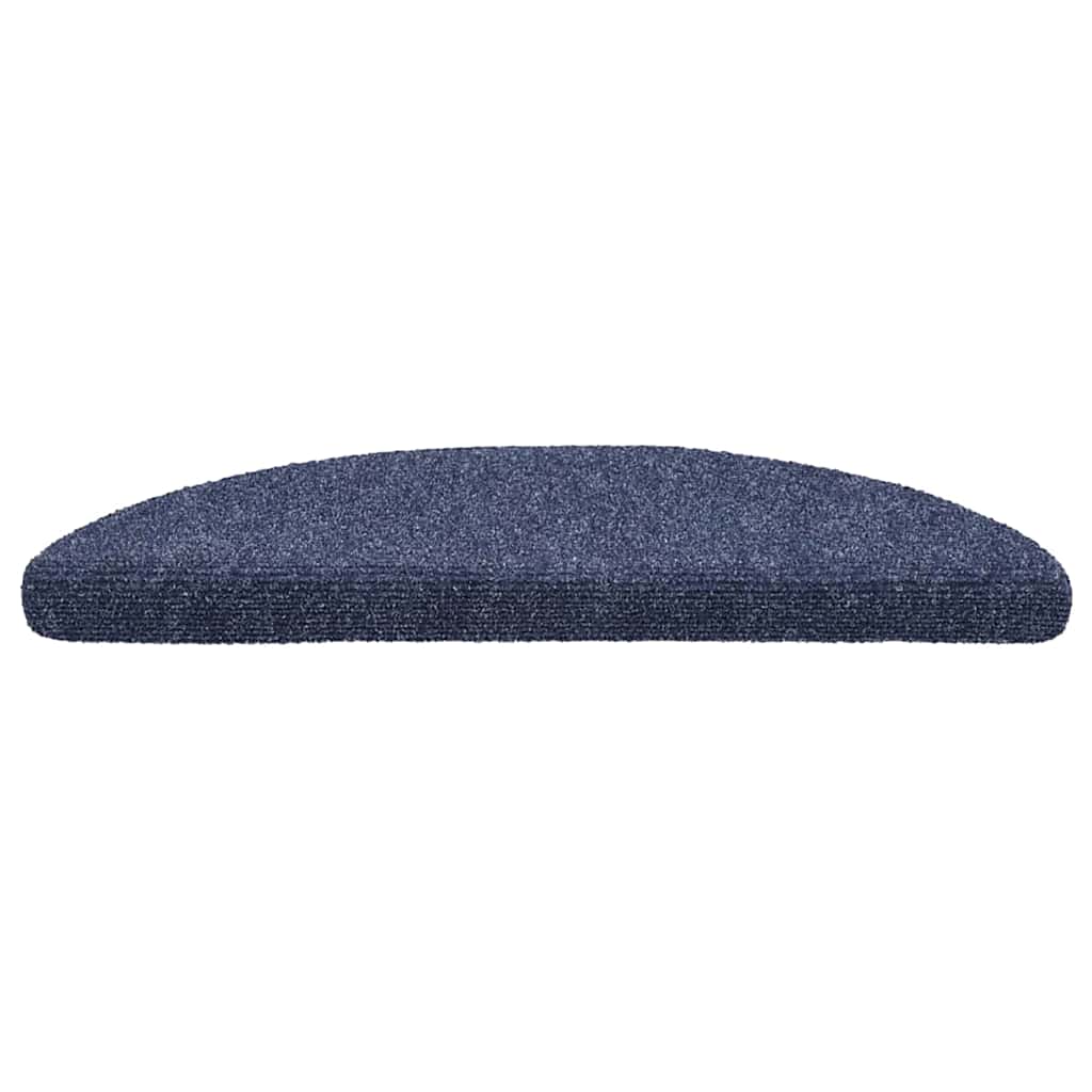 Stufenmatten Selbstklebend 30 Stk. 56x17x3 cm Blau Halbrund