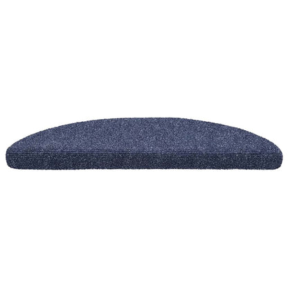 Stufenmatten Selbstklebend 30 Stk. 56x17x3 cm Blau Halbrund