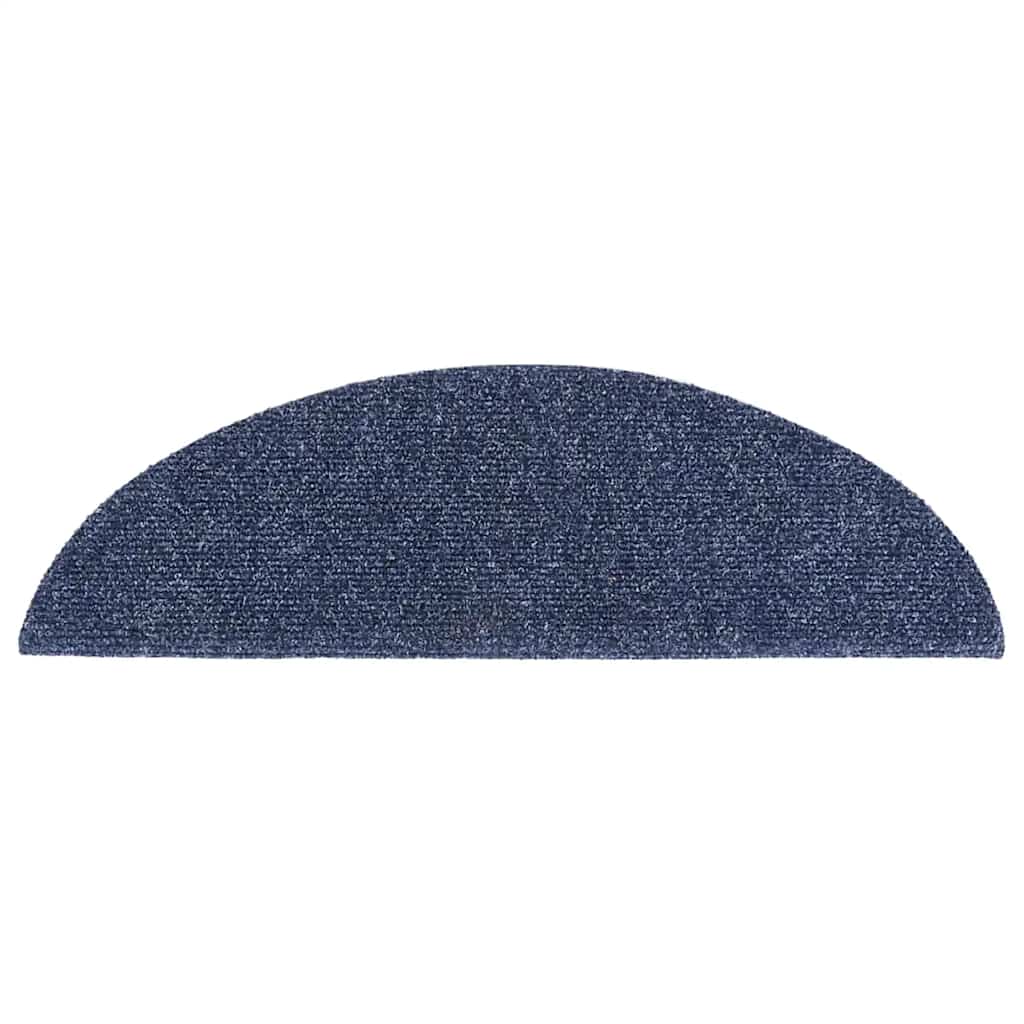 Stufenmatten Selbstklebend 30 Stk. 56x17x3 cm Blau Halbrund