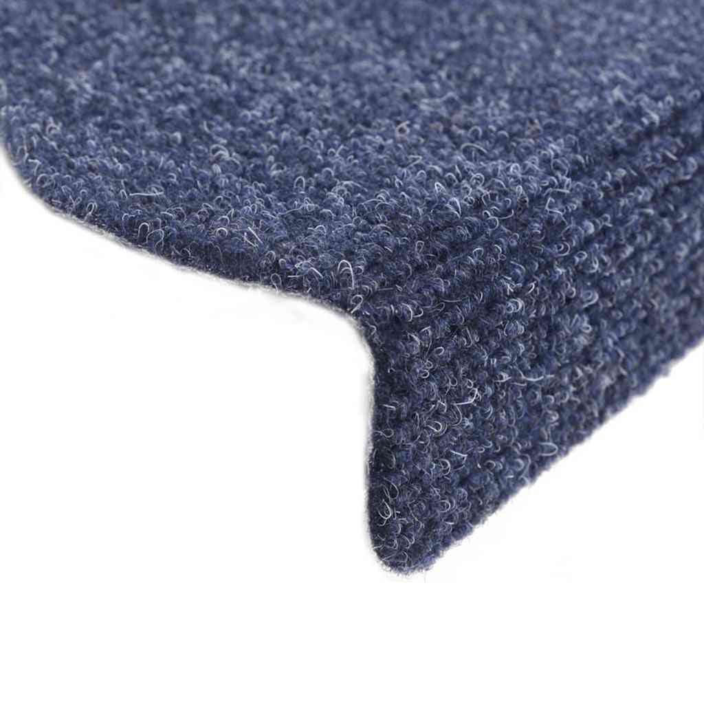 Stufenmatten Selbstklebend 30 Stk. 56x17x3 cm Blau Halbrund
