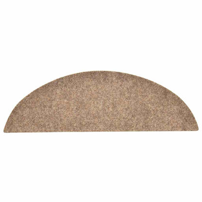 Stufenmatten Selbstklebend 30 Stk. 56x17x3 cm Beige Halbrund