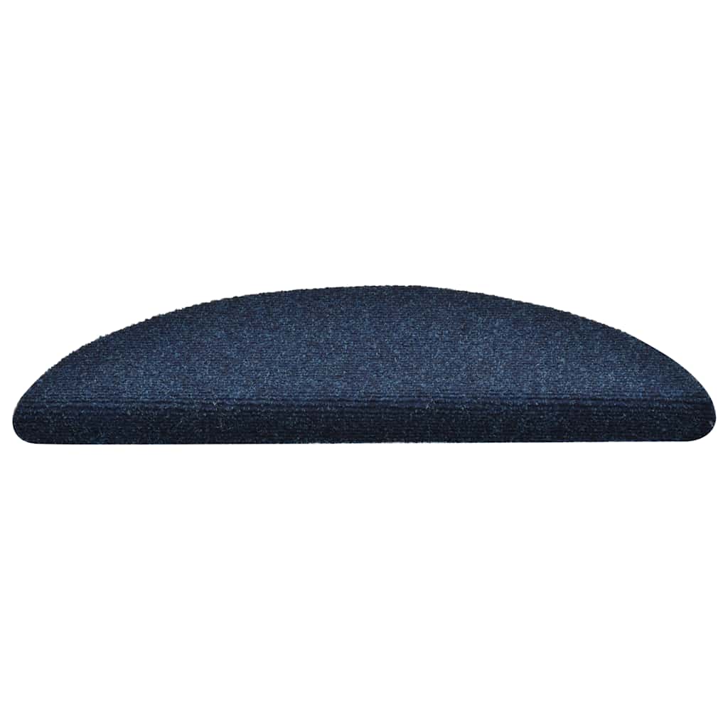 Stufenmatten Selbstklebend 30 Stk. 56x17x3 cm Marineblau Halbrund