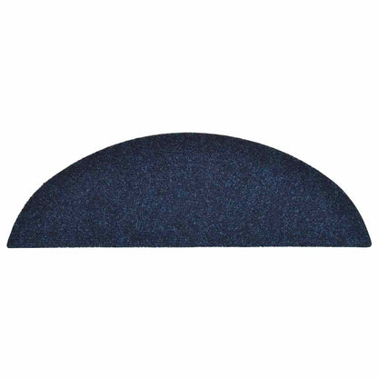 Stufenmatten Selbstklebend 30 Stk. 56x17x3 cm Marineblau Halbrund