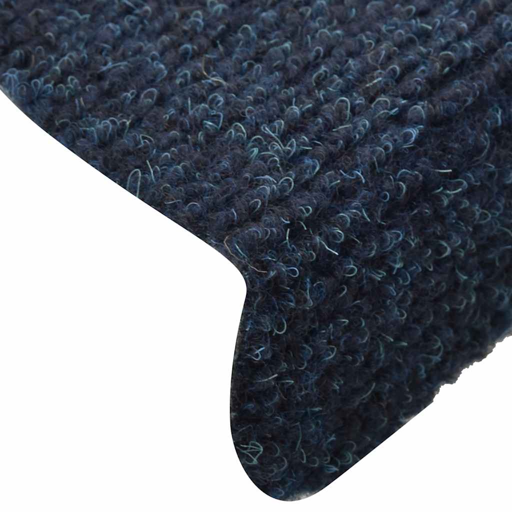 Stufenmatten Selbstklebend 30 Stk. 56x17x3 cm Marineblau Halbrund