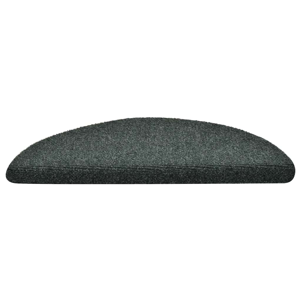 Stufenmatten Selbstklebend 30 Stk. 56x17x3 cm Grün Halbrund