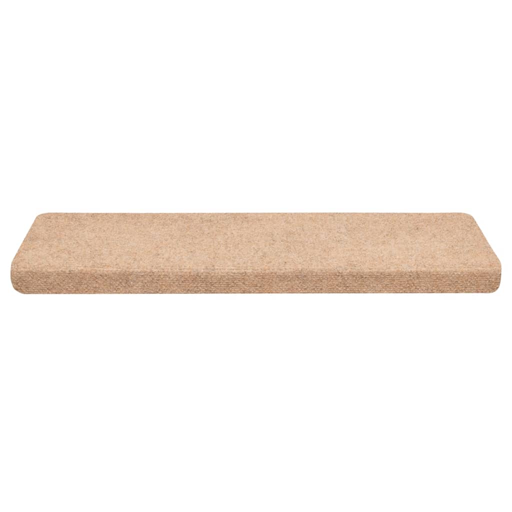 Stufenmatten Selbstklebend 30 Stk. 65x21x4 cm Creme Rechteckiger Rand