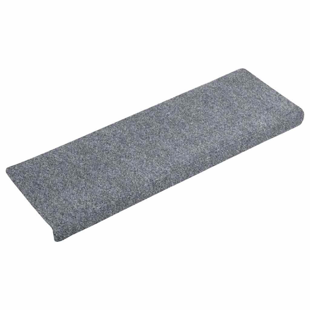 Stufenmatten Selbstklebend 30 Stk. 65x21x4 cm Hellgrau Rechteckiger Rand