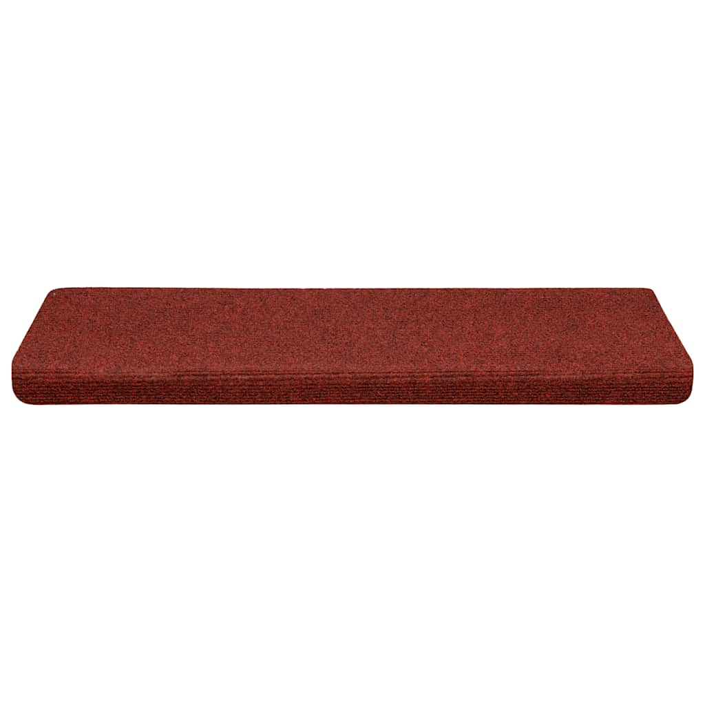 Stufenmatten Selbstklebend 30 Stk. 65x21x4 cm Bordeauxrot Rechteckiger Rand