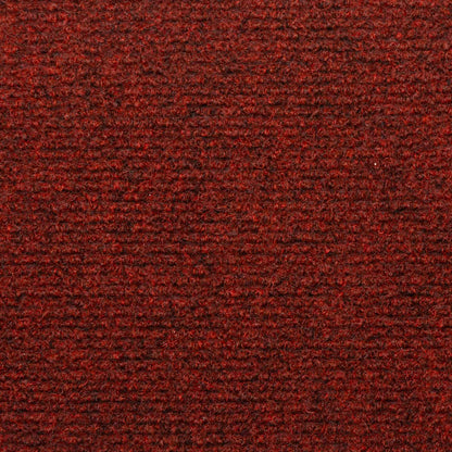 Stufenmatten Selbstklebend 30 Stk. 65x21x4 cm Bordeauxrot Rechteckiger Rand