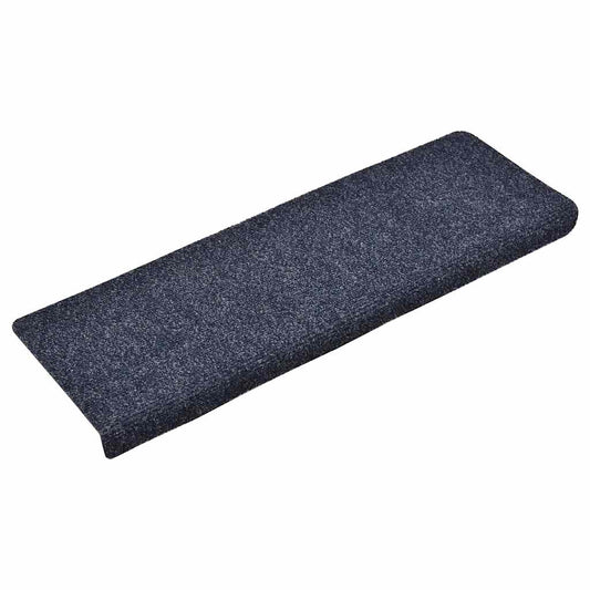 Stufenmatten Selbstklebend 30 Stk. 65x21x4 cm Blau Rechteckiger Rand