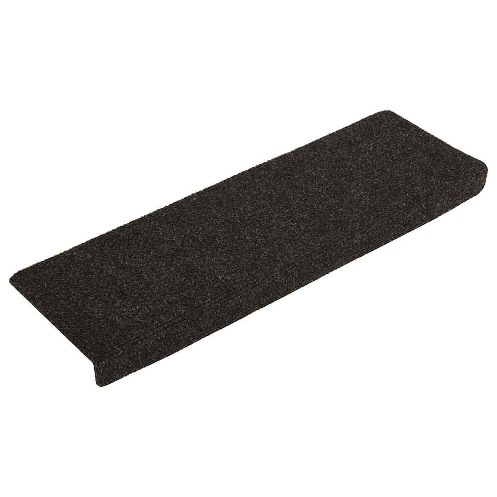 Stufenmatten Selbstklebend 30 Stk. 65x21x4 cm Dunkelbraun Rechteckiger Rand