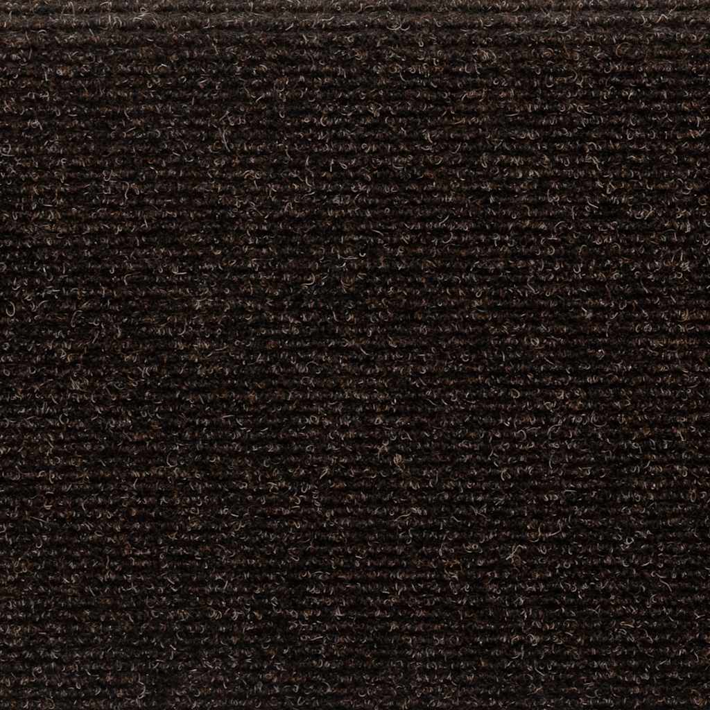 Stufenmatten Selbstklebend 30 Stk. 65x21x4 cm Braun Rechteckiger Rand
