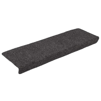 Stufenmatten Selbstklebend 30 Stk. 65x21x4 cm Anthrazit Rechteckiger Rand