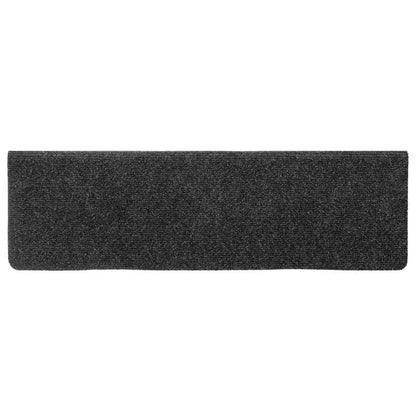 Stufenmatten Selbstklebend 30 Stk. 65x21x4 cm Anthrazit Rechteckiger Rand