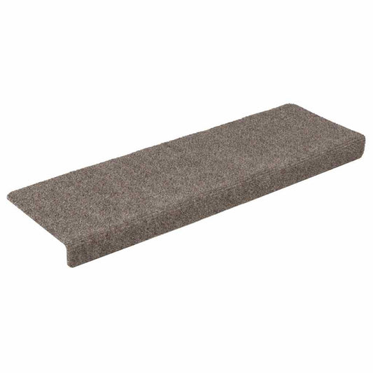 Stufenmatten Selbstklebend 30 Stk. 65x21x4 cm Beige Rechteckiger Rand