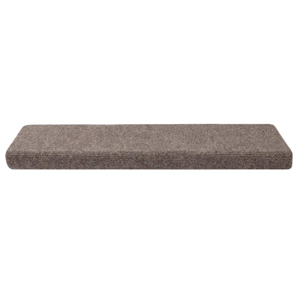 Stufenmatten Selbstklebend 30 Stk. 65x21x4 cm Beige Rechteckiger Rand