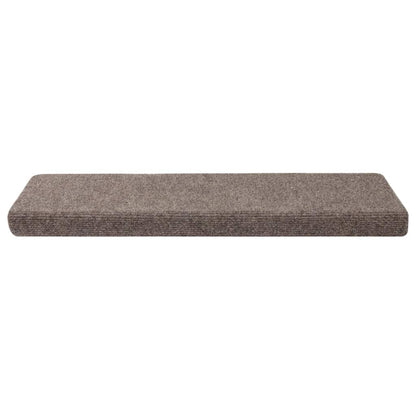 Stufenmatten Selbstklebend 30 Stk. 65x21x4 cm Beige Rechteckiger Rand