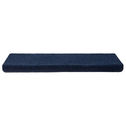 Stufenmatten Selbstklebend 30 Stk. 65x21x4 cm Marineblau Rechteckiger Rand