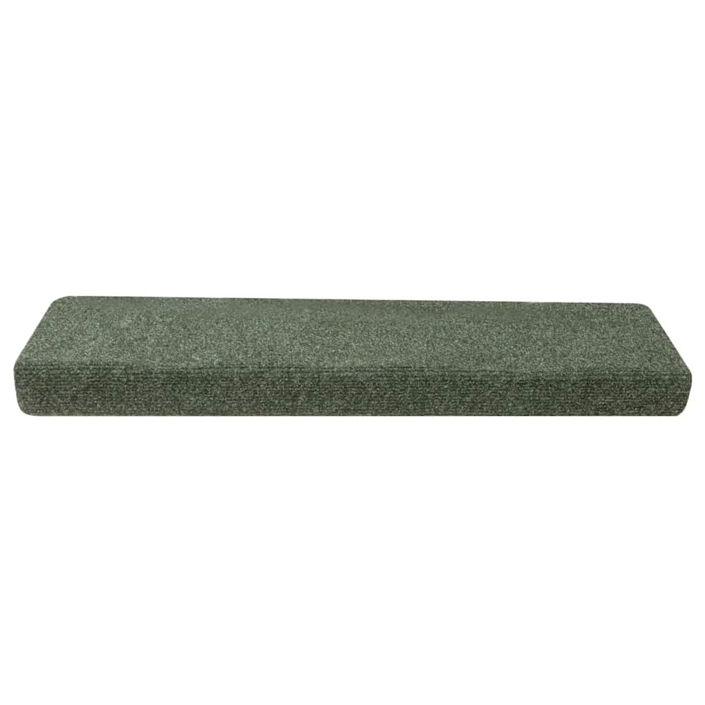Stufenmatten Selbstklebend 30 Stk. 65x21x4 cm Grün Rechteckiger Rand