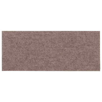Stufenmatten Selbstklebend 30 Stk. 60x25 cm Hellbraun Rechteckig