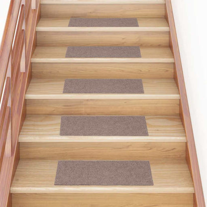 Stufenmatten Selbstklebend 30 Stk. 60x25 cm Hellbraun Rechteckig