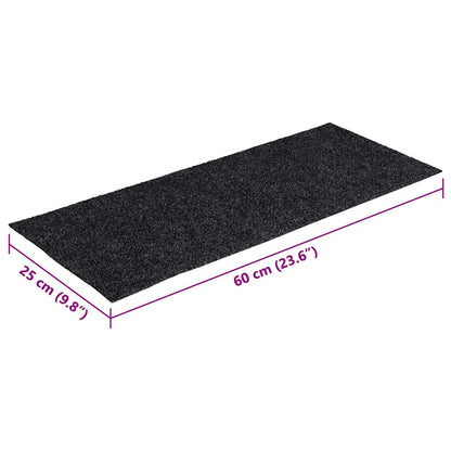 Stufenmatten Selbstklebend 30 Stk. 60x25 cm Grau Rechteckig