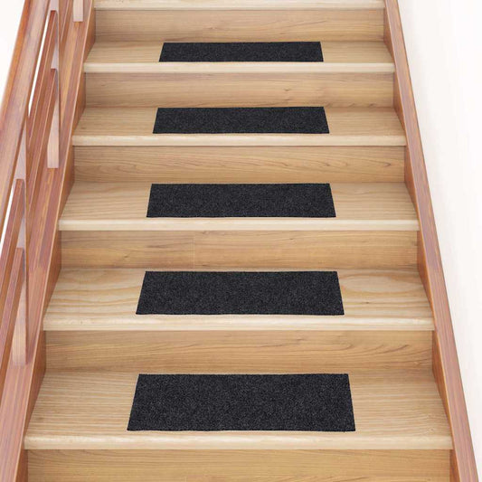 Stufenmatten Selbstklebend 30 Stk. 60x25 cm Grau Rechteckig