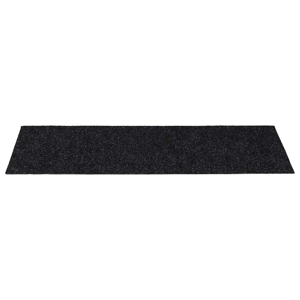 Stufenmatten Selbstklebend 30 Stk. 60x25 cm Schwarz Rechteckig