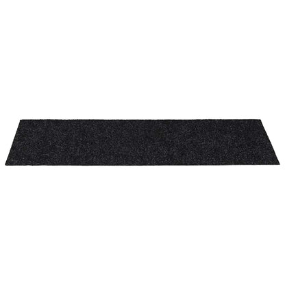 Stufenmatten Selbstklebend 30 Stk. 60x25 cm Schwarz Rechteckig