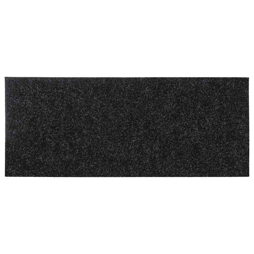 Stufenmatten Selbstklebend 30 Stk. 60x25 cm Schwarz Rechteckig