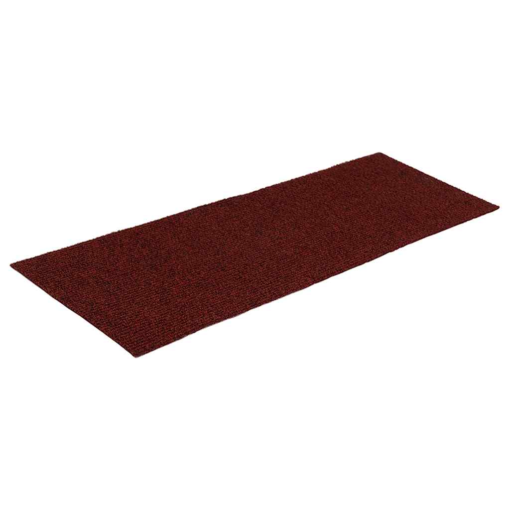 Stufenmatten Selbstklebend 30 Stk. 60x25 cm Bordeauxrot Rechteckig