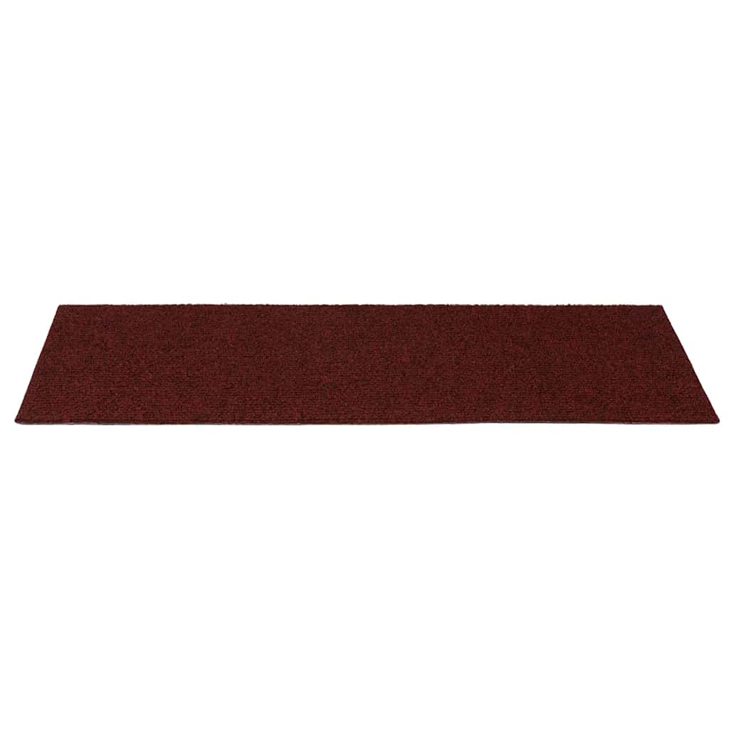 Stufenmatten Selbstklebend 30 Stk. 60x25 cm Bordeauxrot Rechteckig