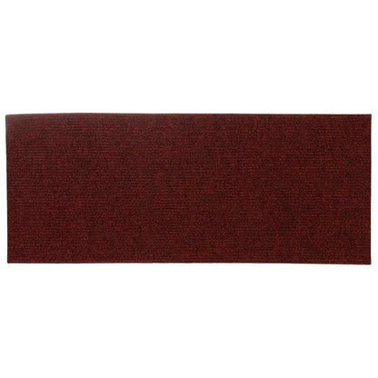 Stufenmatten Selbstklebend 30 Stk. 60x25 cm Bordeauxrot Rechteckig