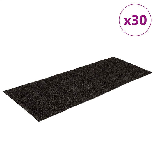 Stufenmatten Selbstklebend 30 Stk. 60x25 cm Braun Rechteckig