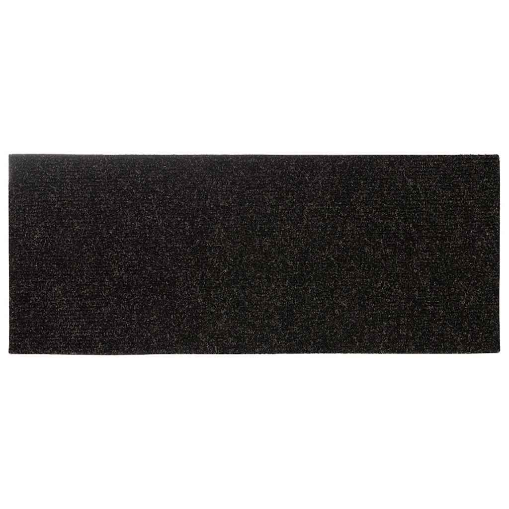Stufenmatten Selbstklebend 30 Stk. 60x25 cm Braun Rechteckig