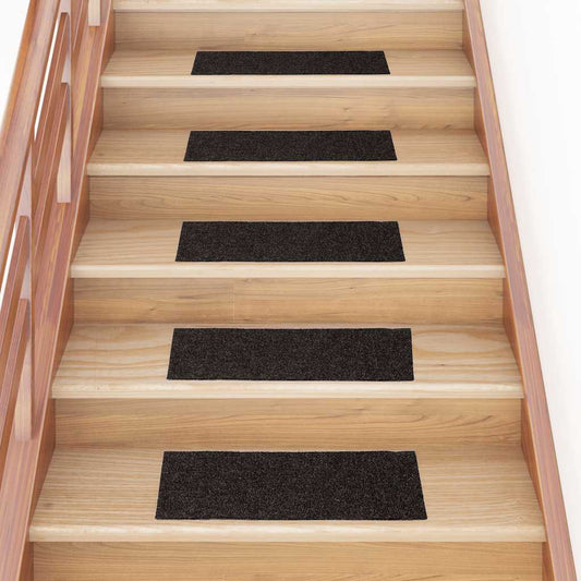 Stufenmatten Selbstklebend 30 Stk. 60x25 cm Braun Rechteckig