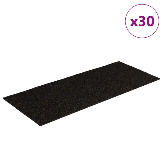 Stufenmatten Selbstklebend 30 Stk. 60x25 cm Dunkelbraun Rechteckig