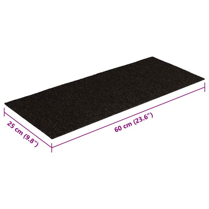 Stufenmatten Selbstklebend 30 Stk. 60x25 cm Dunkelbraun Rechteckig