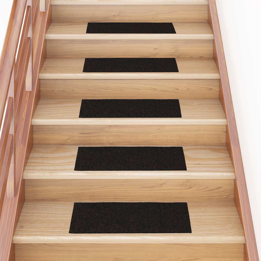 Stufenmatten Selbstklebend 30 Stk. 60x25 cm Dunkelbraun Rechteckig