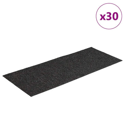 Stufenmatten Selbstklebend 30 Stk. 60x25 cm Anthrazit Rechteckig