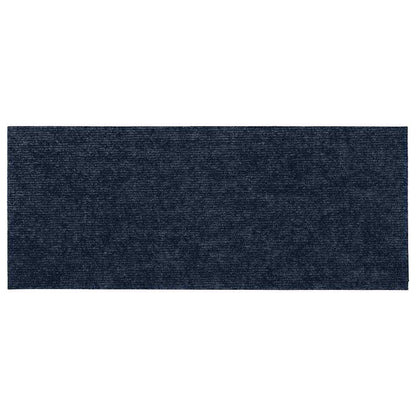 Stufenmatten Selbstklebend 30 Stk. 60x25 cm Marineblau Rechteckig