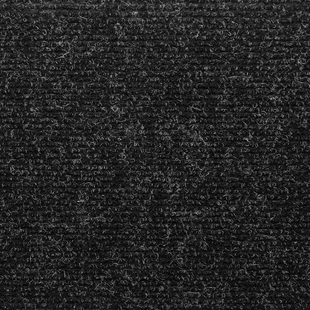 Stufenmatten Selbstklebend 20 Stk. 65x21x4 cm Schwarz Rechteckiger Rand