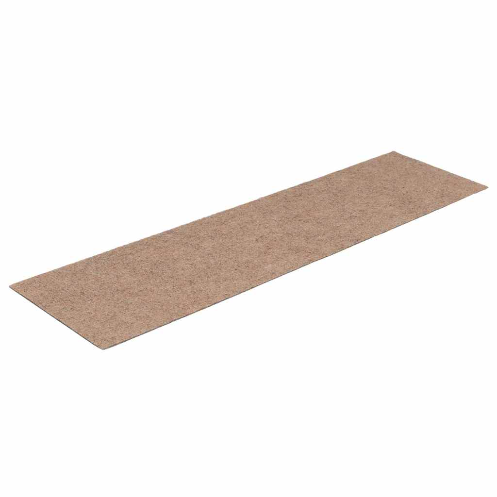 Stufenmatten Selbstklebend 30 Stk. 76x20 cm Hellbraun Rechteckig