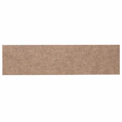 Stufenmatten Selbstklebend 30 Stk. 76x20 cm Hellbraun Rechteckig