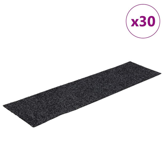 Stufenmatten Selbstklebend 30 Stk. 76x20 cm Grau Rechteckig