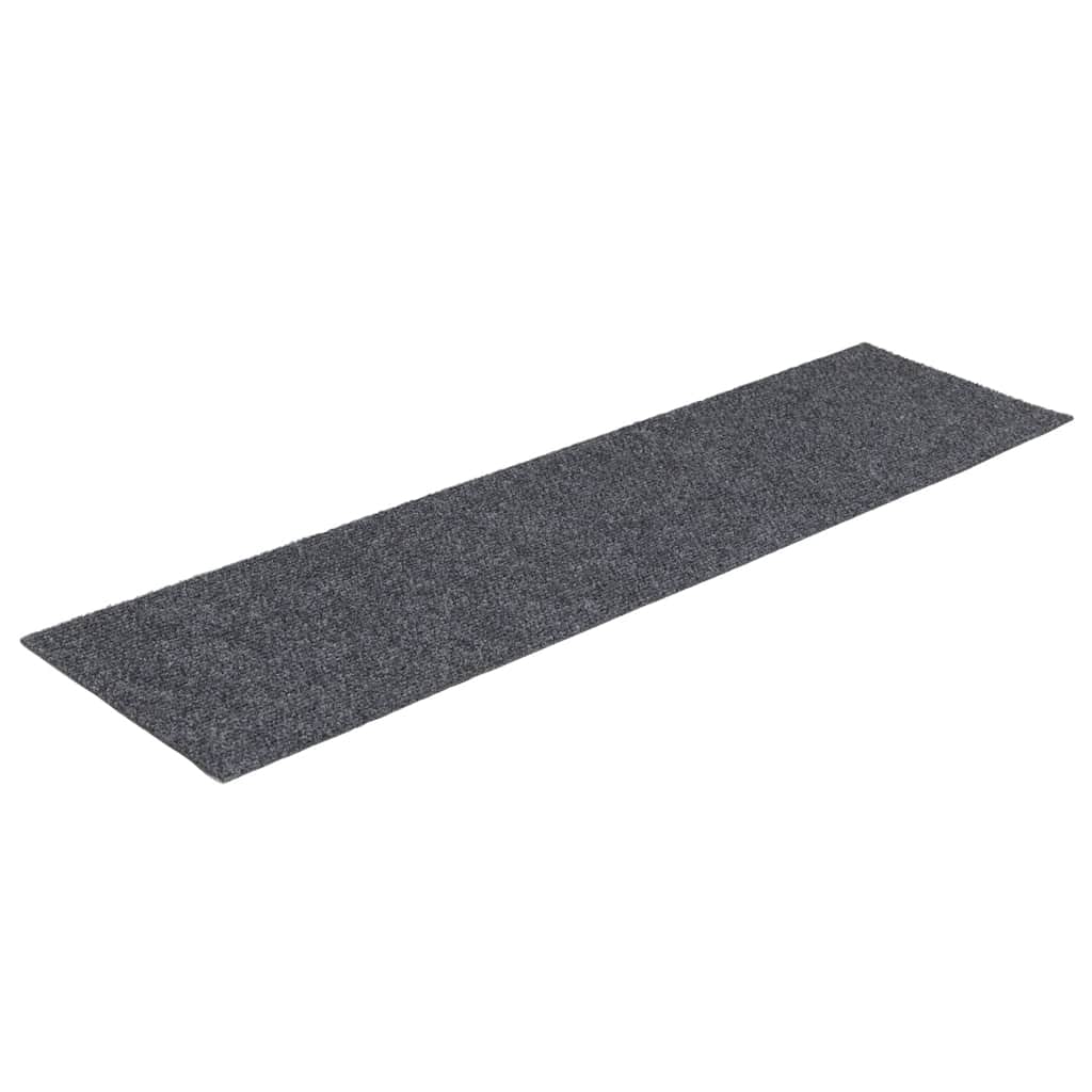 Stufenmatten Selbstklebend 30 Stk. 76x20 cm Hellgrau Rechteckig